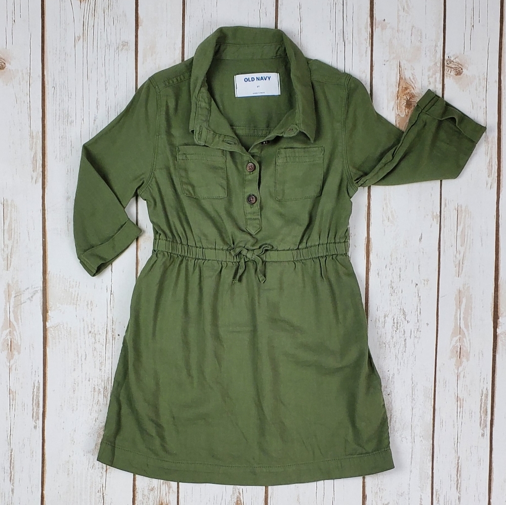 Toddler Girls Shirt Dress, Size 3T